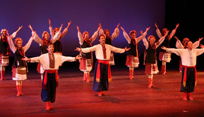 Dancers on stage